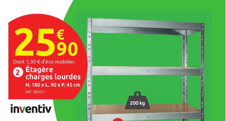 étagère Charges Lourdes Inventiv