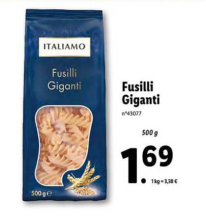 fusilli giganti italiamo