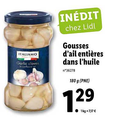 gousses d ail entières dans l huile italiamo