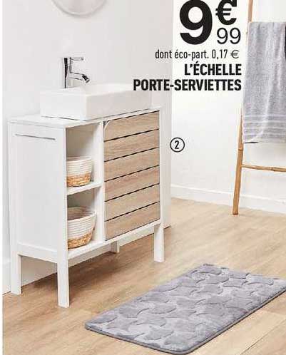 l'échelle porte serviettes