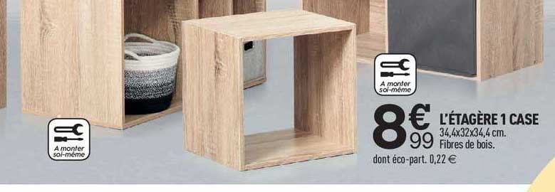 l'étagère 1 case