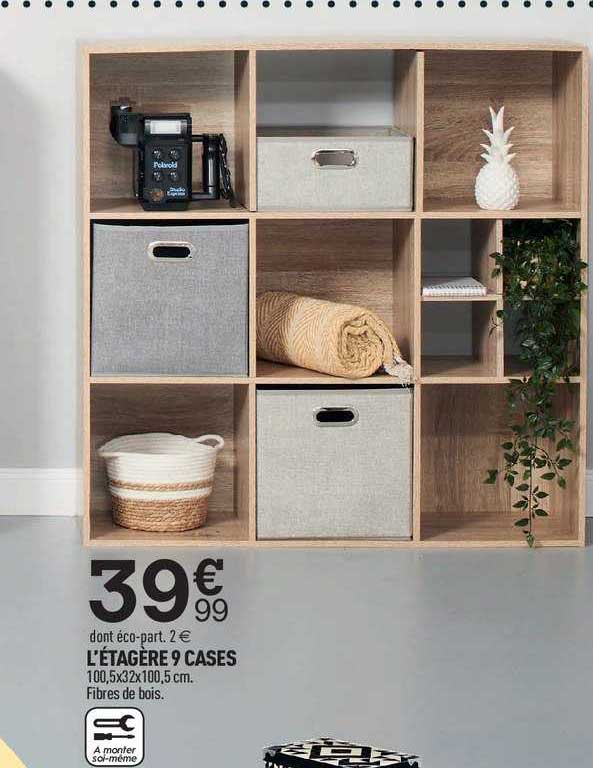 l'étagère 9 cases