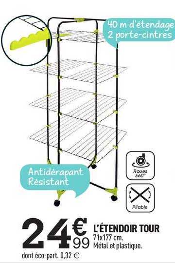L'étendoir Tour