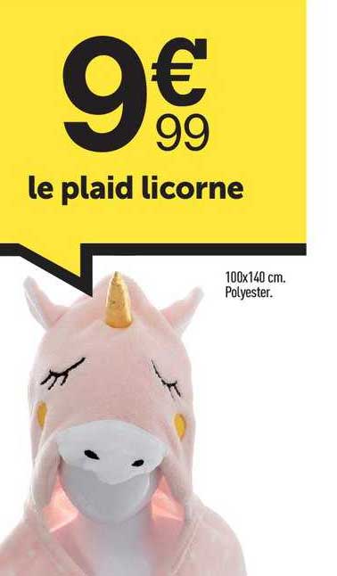 Le Plaid Licorne