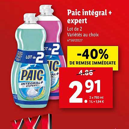 Paic Intégral Expert -40% De Remise Immédiate