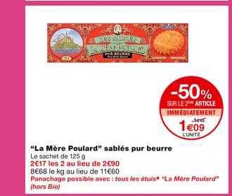 "la mère poulard" sablés pur beurre