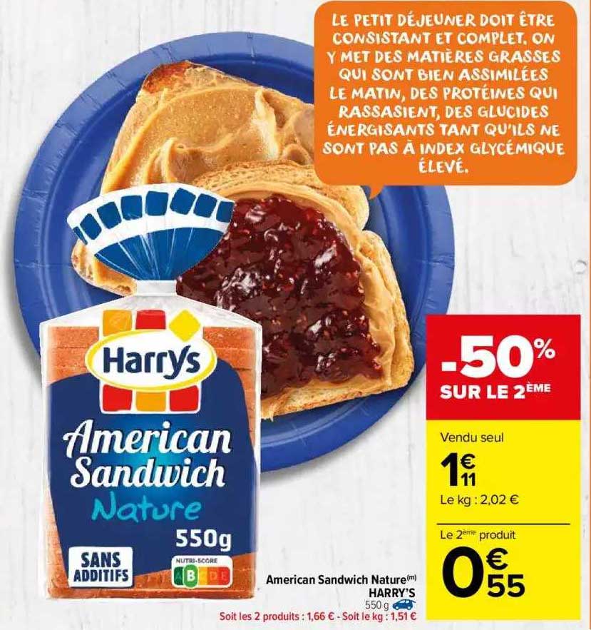 american sandwich nature harry's