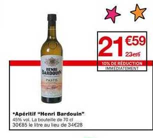 apéritif henri bardouin