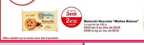 baiocchi nocciola "mulino bianco"
