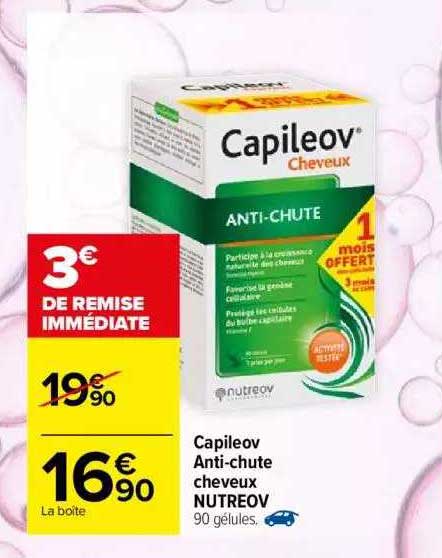 capileov anti-chute cheveux nutreov