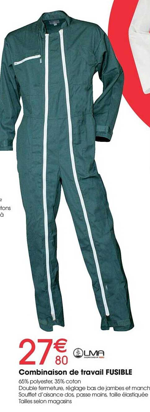 combinaison de travail fusible liva