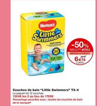 couches de bain "little swimmers" t3-4