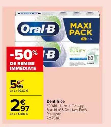 dentifrice oral-b
