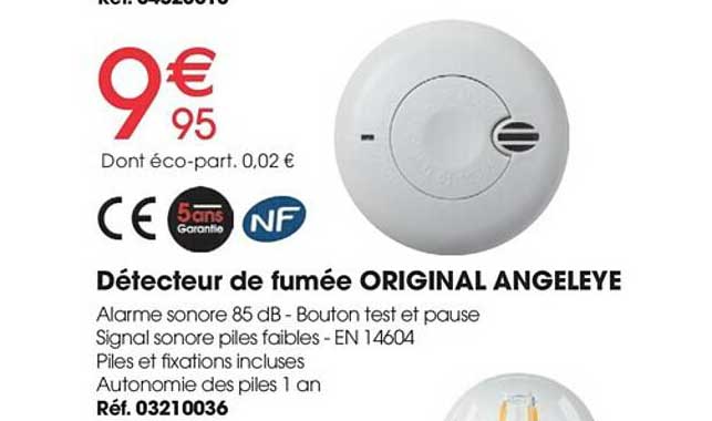 détecteur de fumée original angeleye