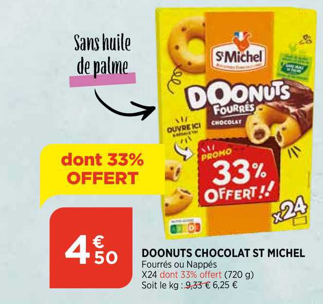 Doonuts Chocolat St Michel