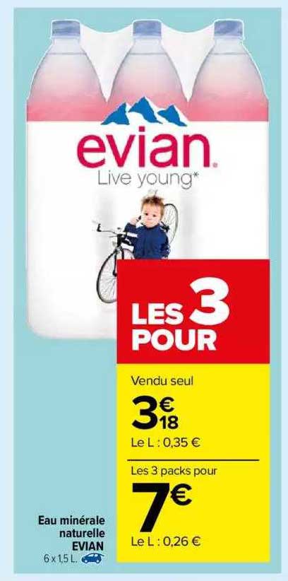 Eau Minérale Naturelle Evian