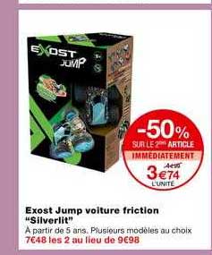 Exost Jump Voiture Friction "silverlit"