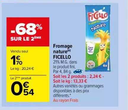 Fromage Nature Ficello