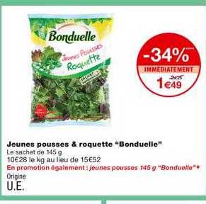 jeunes pousses & roquette "bonduelle"