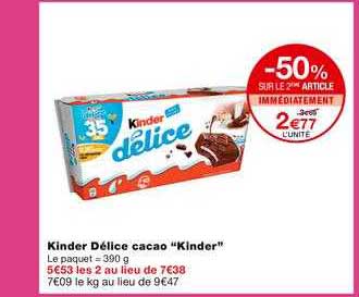 Kinder Délice Cacao Kinder