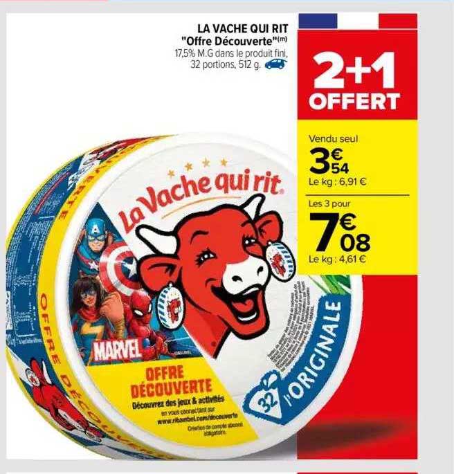 la vache qui rit "offre découverte"