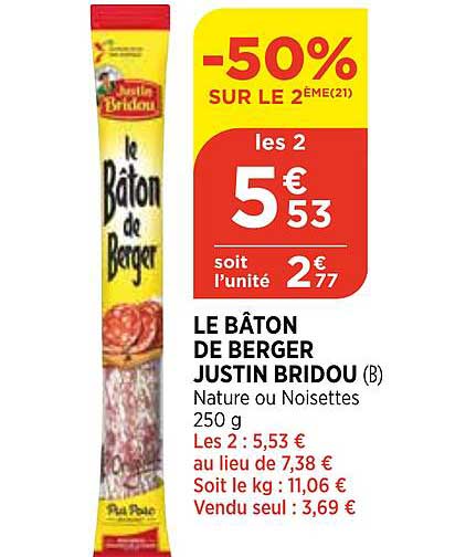 le bâton de berger justin bridou