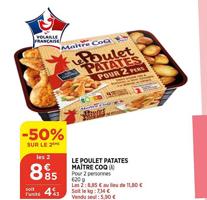 le poulet patates maître coq