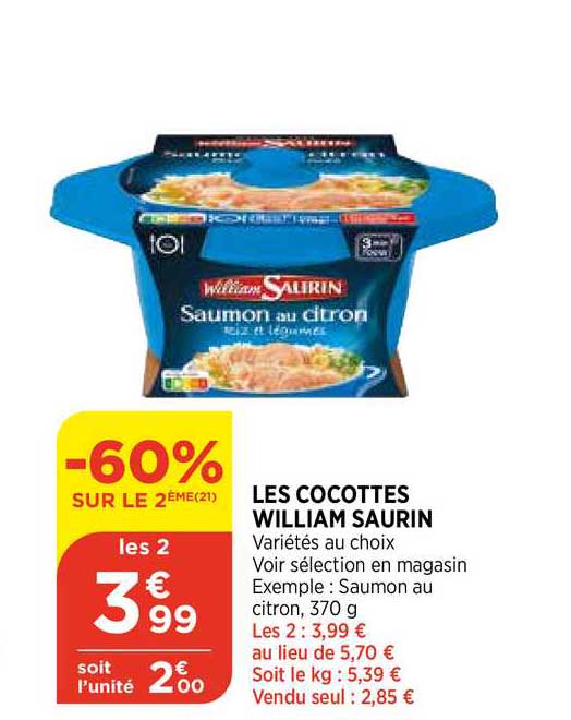 les cocottes william saurin