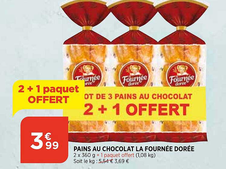 pains au chocolat la fournée dorée