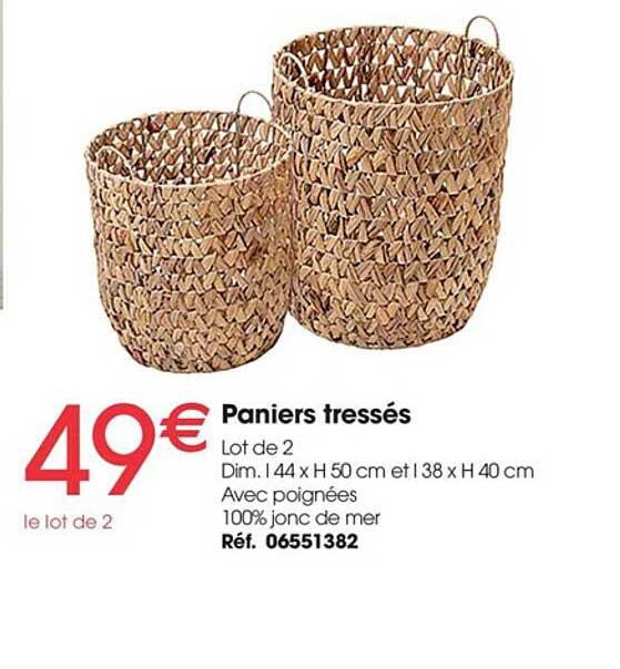 Paniers Tressés