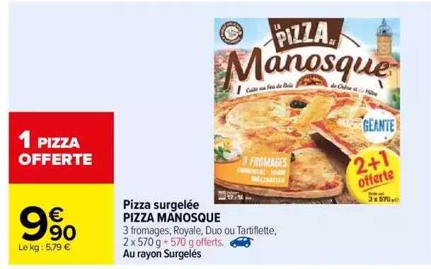 Pizza Surgelée Pizza Manosque