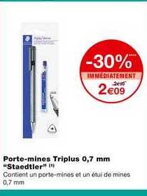 porte-mines triplus 0.7 mm staedtler