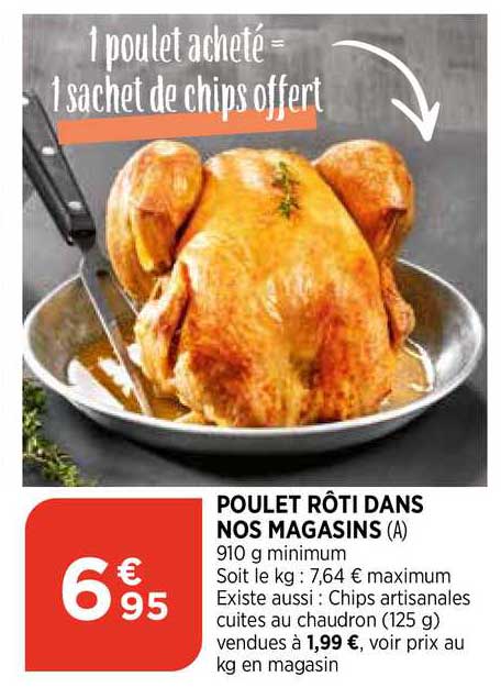 poulet rôti dans nos magasins