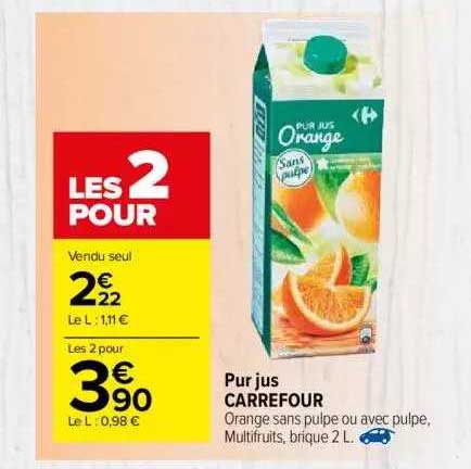 Pur Jus Carrefour
