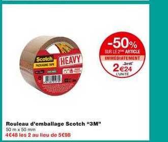 rouleau d'emballage scotch 3m