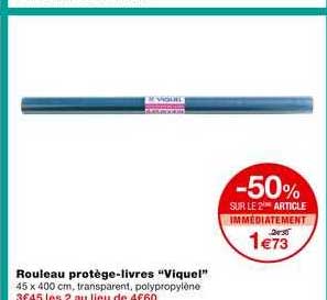 rouleau protège-livres viquel