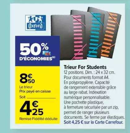 trieur for students