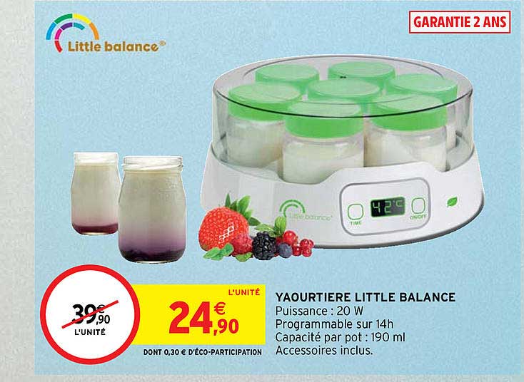 yaourtière little balance