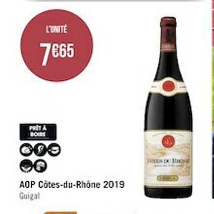 Aop Côtes Du Rhône 2019