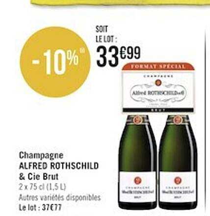 champagne alfred rothschild & cie brut
