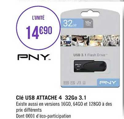 clé usb attache pny