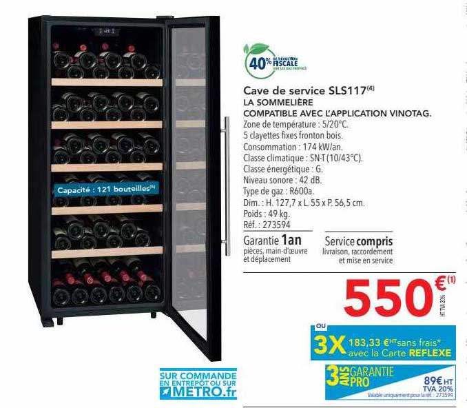 cove de service la sommelière