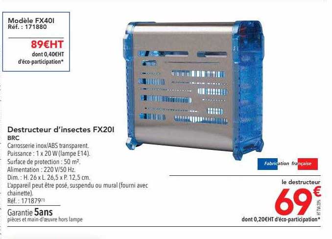 destructeur d'insectes brc