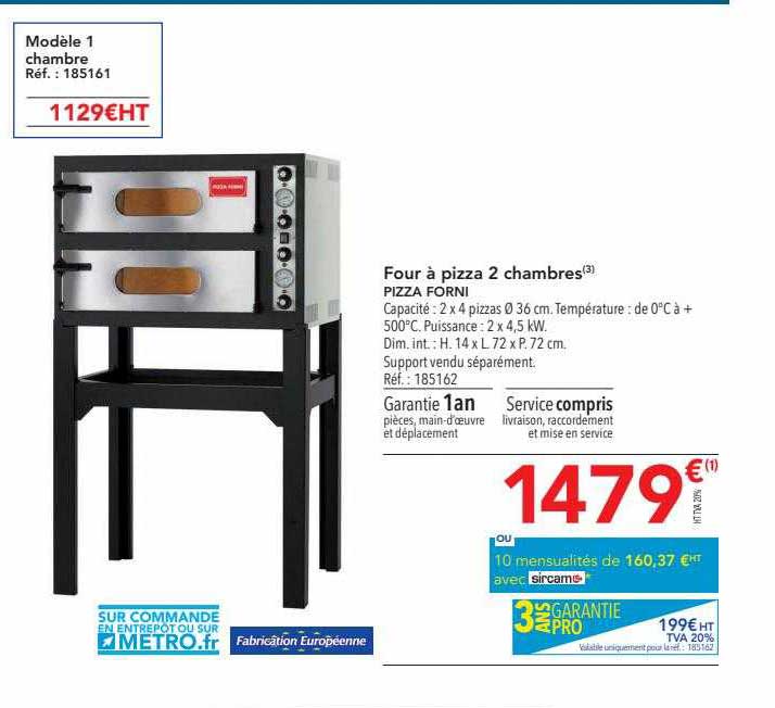 four à pizza 2 chambres pizza forni