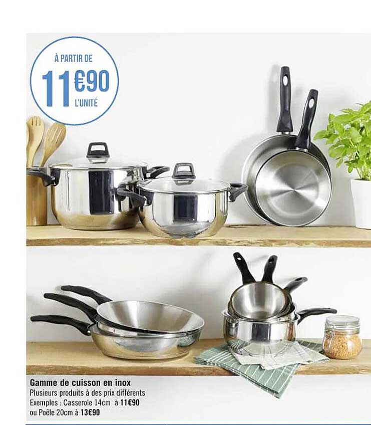 Gamme De Cuisson En Inox