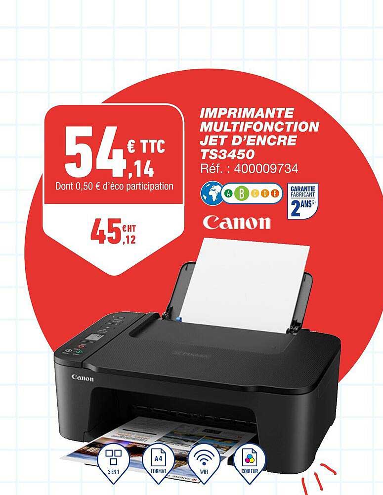 imprimante multifonction jet d'encre canon