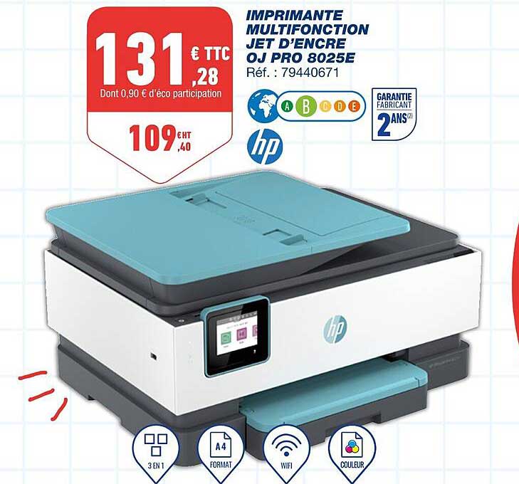 imprimnte multifonction jet d'encre