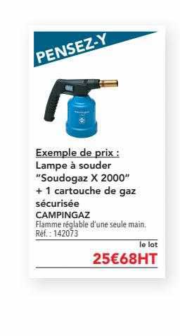 lampe à souder campingaz