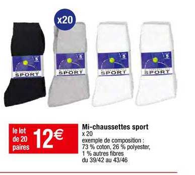 mi-chaussettes sport