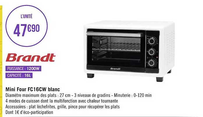 Mini Four Blanc Brandt